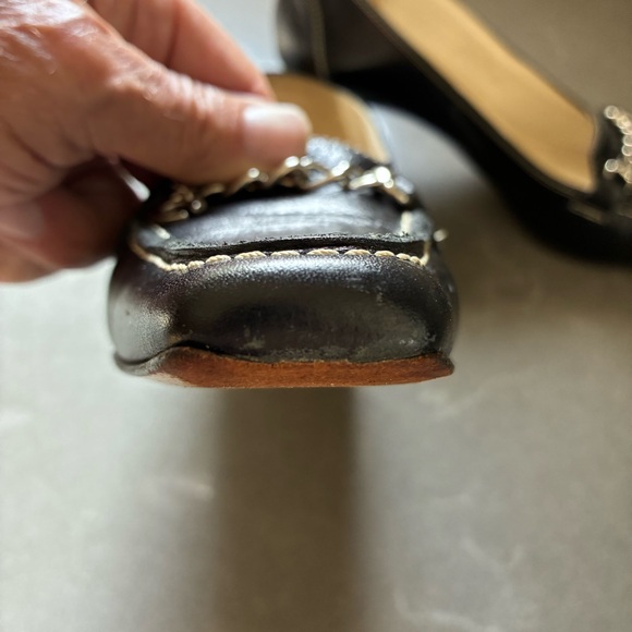 Coach Madeleine Vintage Leather Heels Womens Size 9B - Picture 13 of 15